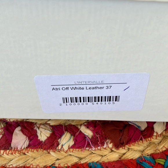 New In Bow L’INTERVALLE Atri Off White Leather Boots 37 - Picture 2 of 5